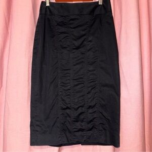 Burberry Black Tailored Pencil Skirt